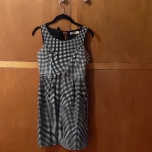 Cute Black & White Dress, XS, Date or Office